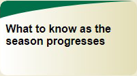 Image of card with the text 'what to know as the season progresses'