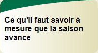 Image de la carte avec le texte 'Ce qu’il faut savoir à mesure que la saison avance'