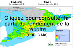 Rendements du soya en 2015